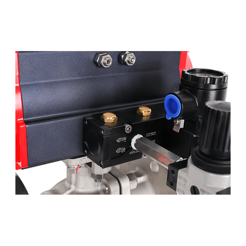 Pnömatik Patlamaya Dayanıklı Flanşlı Küresel Vana