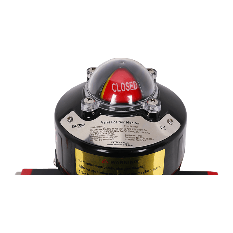 Pnömatik Patlamaya Dayanıklı Flanşlı Küresel Vana