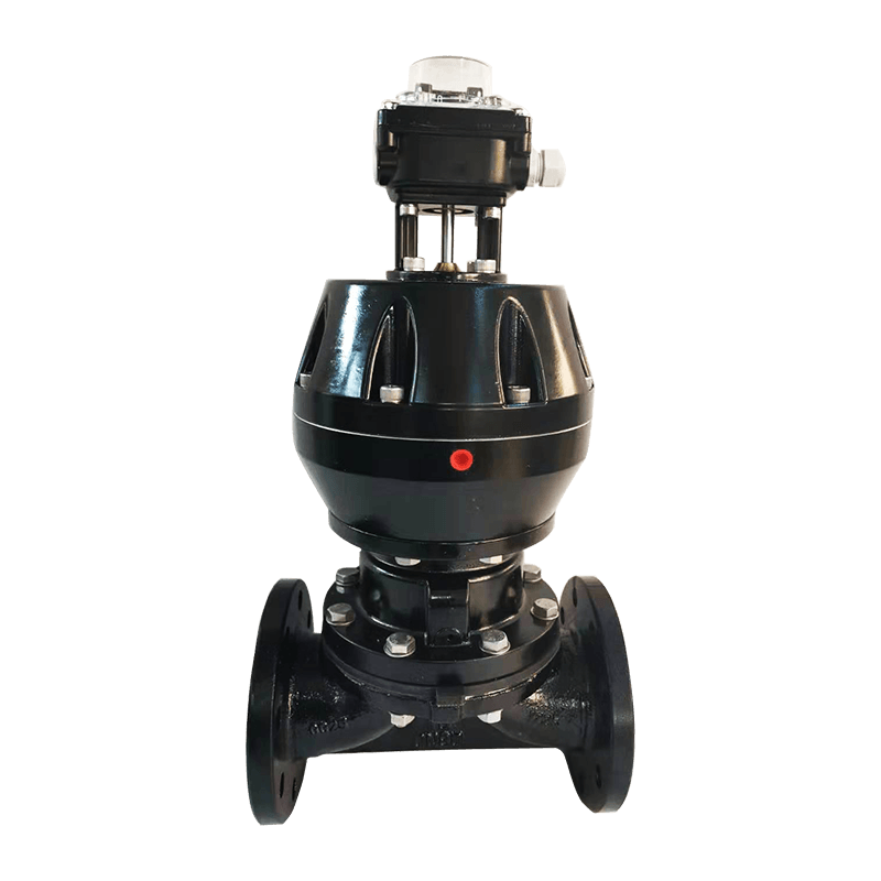 Pnömatik Flanşlı Diyaframlı Vana