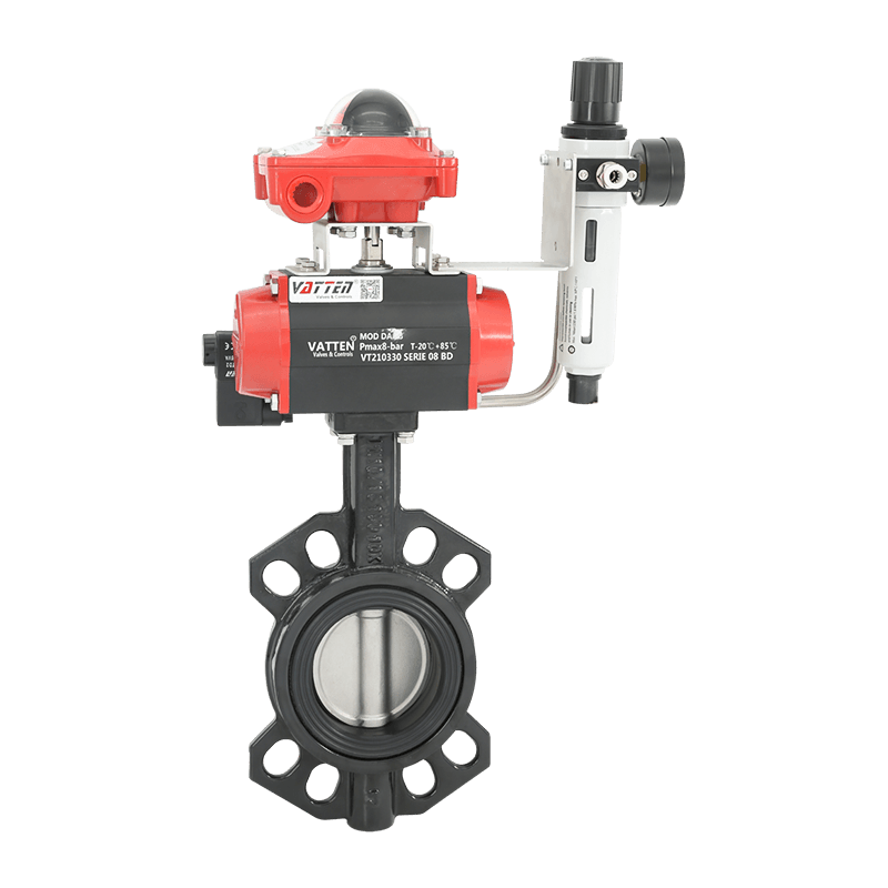 Pnömatik Gofret Kelebek Vana