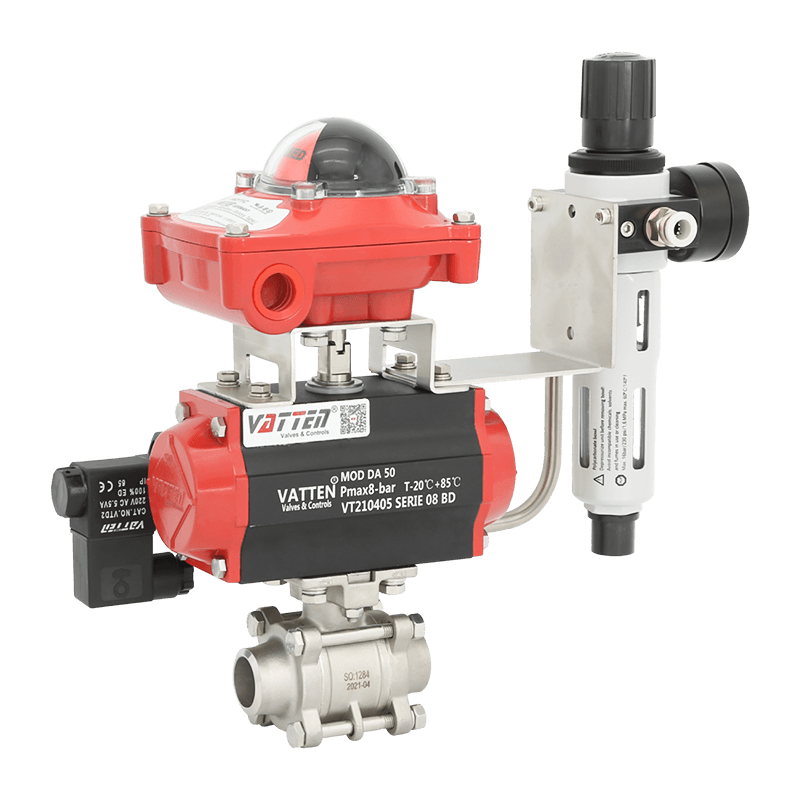 Pnömatik Kaynak Küresel Vana